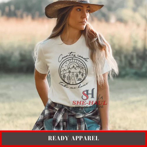 Ready Apparel (Ready To Ship) - Country Roads Tank Me Home