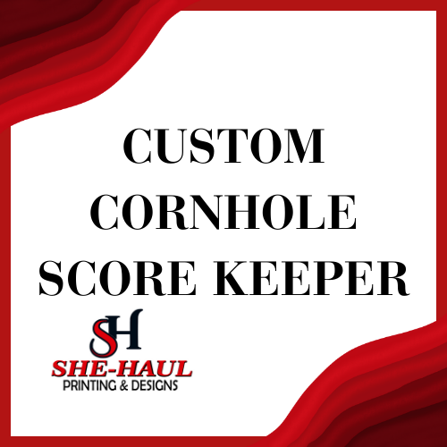 Custom Cornhole Score Keeper