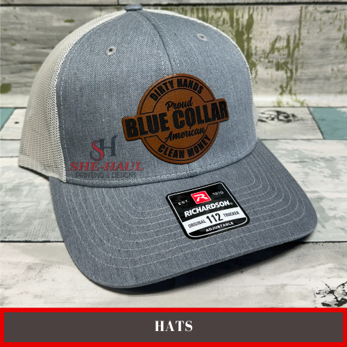 HATS - (READY TO SHIP) Blue Collar