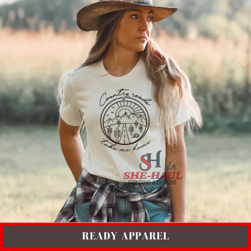 Ready Apparel  (Ready To Ship) - Country Roads Tank Me Home