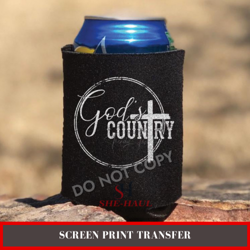 SCREEN PRINT - (READY TO SHIP) Coosy Gods Country