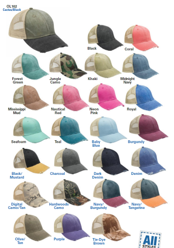 HATS - (READY TO SHIP) Distressed Mama